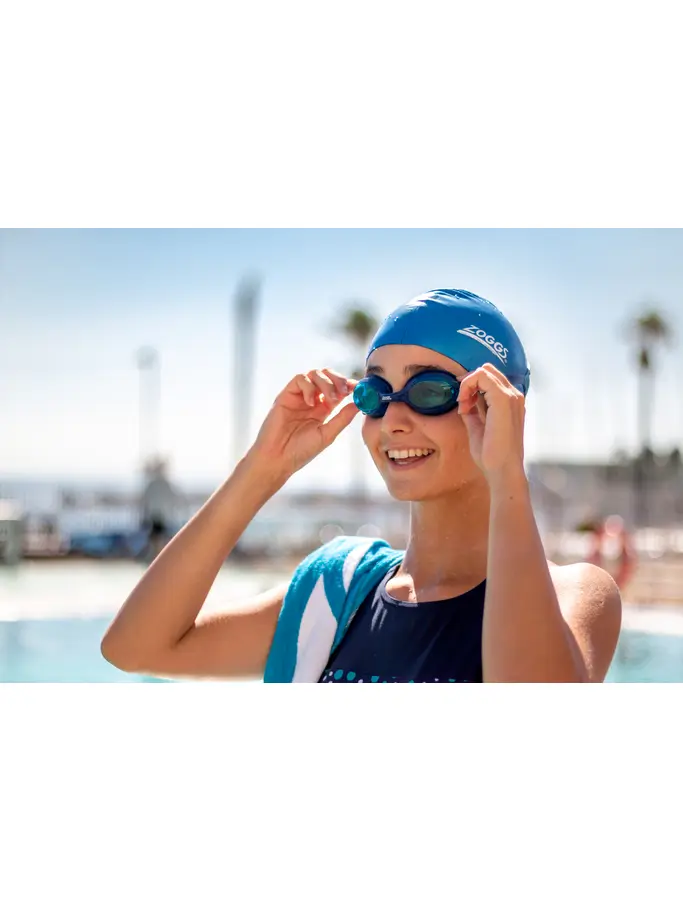 , Ansicht Großes Bild der Vorderseite Product detail - Bondi Goggles Navy/White - Tinted Blue Lens