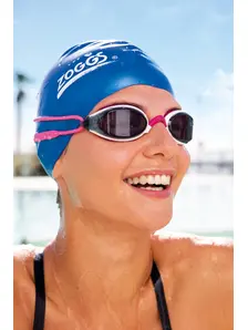 Display front view 2 of Product detail - Fusion Air Goggles Pink/White - Tinted Smoke Lens