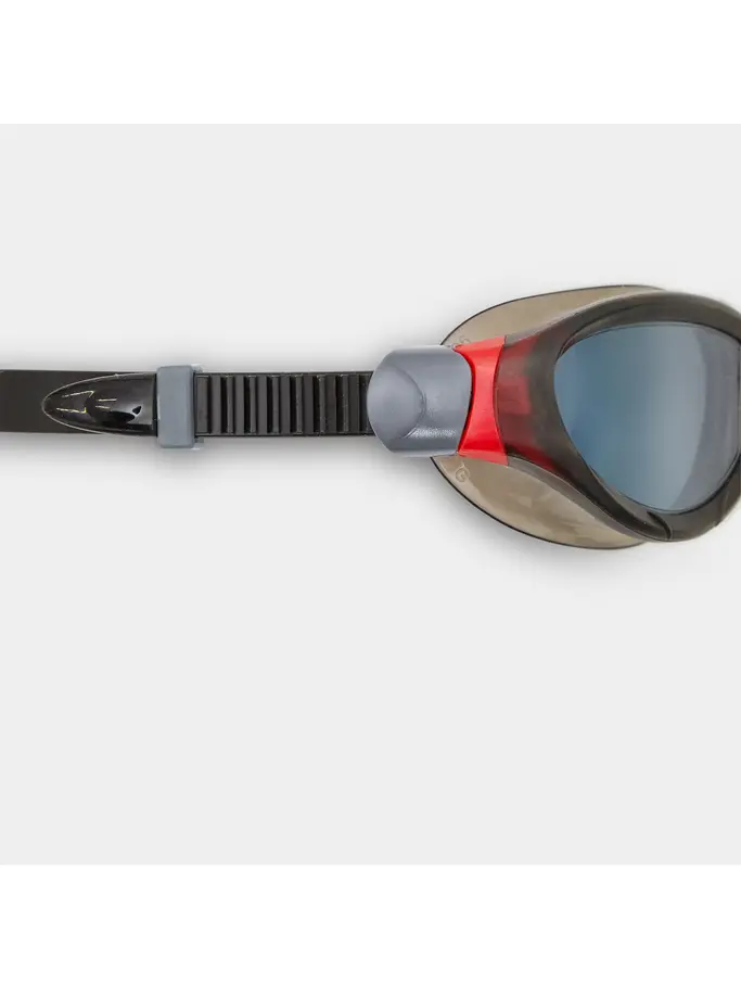 , view full size image of Front view of Product detail - Phantom 2.0 Goggles Black/Red - Tinted Smoke Lens