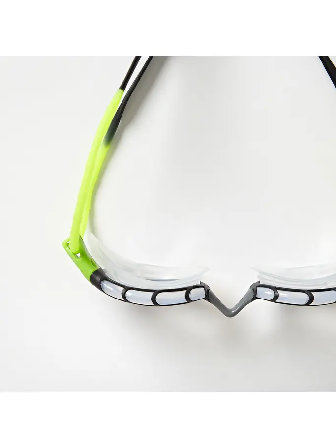 , view full size image of Front view of Product detail - Predator Goggles Clear Lens Black/Green - Clear Lens