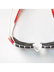 Display front view 3 of Product detail - Predator Goggles Tinted Blue Lens White/Red - Tinted Blue Lens