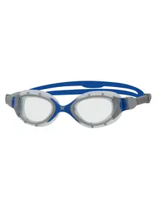 Display front view 1 of Product detail - Predator Flex Goggles Grey/Blue - Clear Lens
