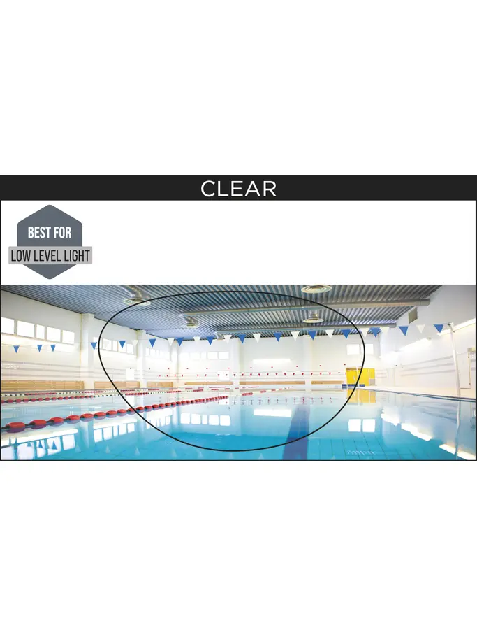 , Ansicht Großes Bild der Vorderseite Product detail - Predator Flex Goggles Grey/Blue - Clear Lens