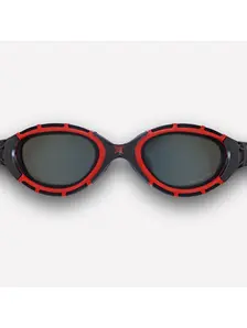 Display front view 2 of Product detail - Predator Flex Polarized Goggles Black/Red - Polarized Smoke Lens