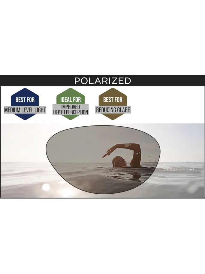 , voir image en taille réelle de la vue frontale de Product detail - Predator Flex Polarized Goggles Black/Red - Polarized Smoke Lens