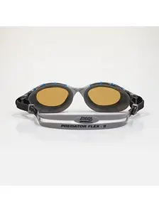 Display front view 2 of Product detail - Predator Flex Polarized Ultra Reactor Goggles Silver/Blue - Reactor Copper Lens