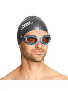 Display front view 6 of Product detail - Predator Flex Polarized Ultra Reactor Goggles Silver/Blue - Reactor Copper Lens