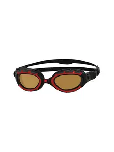 Display front view 1 of Product detail - Predator Flex Polarized Ultra Goggles Red/Black - Polarized Copper Lens