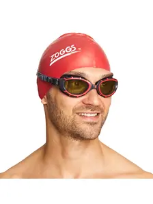 Display front view 4 of Product detail - Predator Flex Polarized Ultra Goggles Red/Black - Polarized Copper Lens