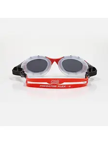 Display front view 3 of Product detail - Predator Flex Titanium Goggles Clear/Red - Mirrored Smoke Lens