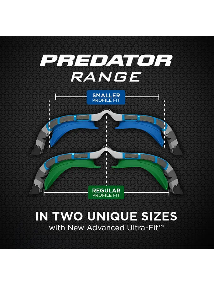 , view full size image of Front view of Product detail - Predator Flex Titanium Reactor Goggles BKGORTI