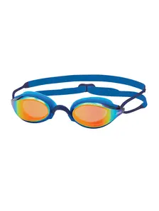 Blue/Blue - Mirrored Orange Lens