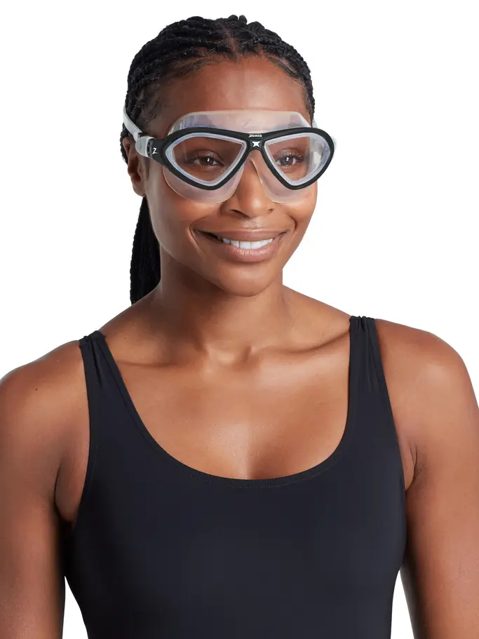 New, view full size image of Front view of Product detail - Horizon Flex Mask CLBKCLR
