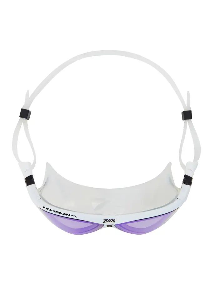 , view full size image of Front view of Product detail - Horizon Flex Titanium Lens Mask CLWHMBL
