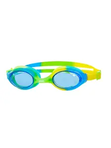 Display front view 1 of Product detail - Bondi Junior Goggles Green/Yellow - Tinted Blue Lens