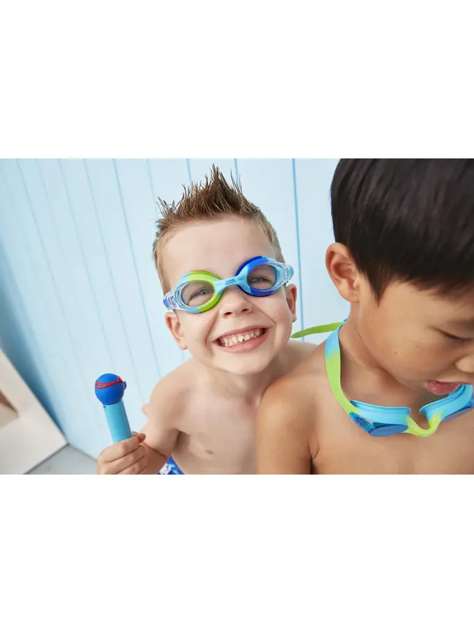 , Ansicht Großes Bild der Vorderseite Product detail - Little Bondi Goggles Blue/Green - Clear Lens