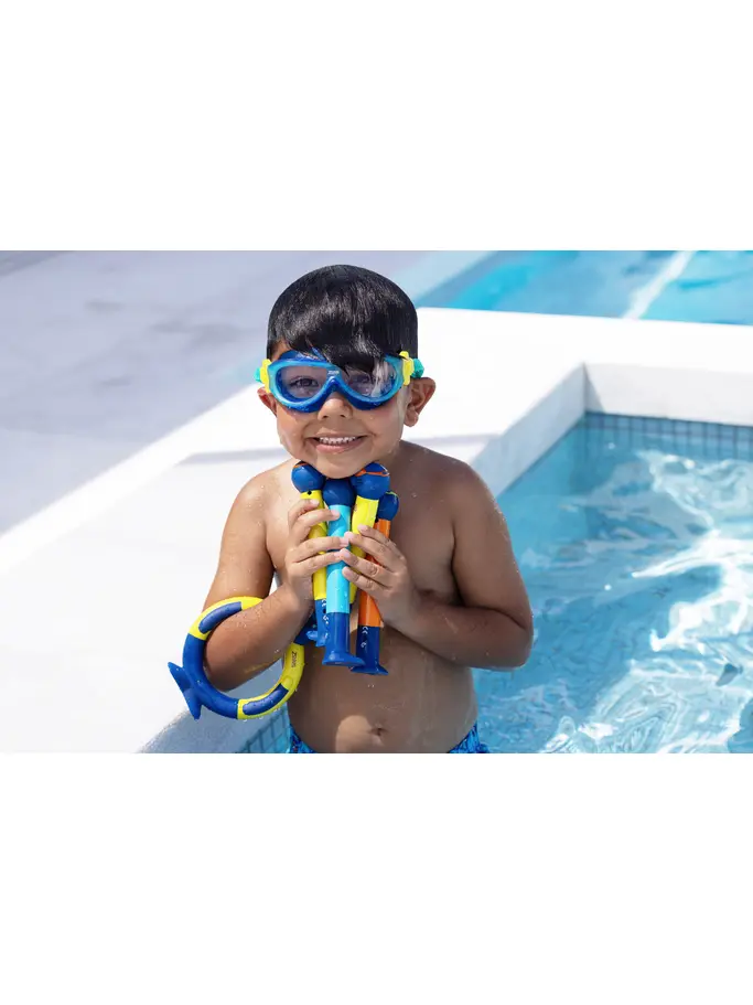 , view full size image of Front view of Product detail - Phantom Kids Mask BLTQCLR