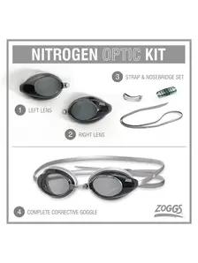 Display front view 6 of Product detail - Nitrogen Optic - Strap & Nosebridge Set Grey