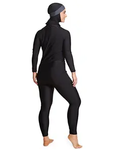 Display front view 2 of Product detail - Meelup 3 Piece Modesty Suit BKGY