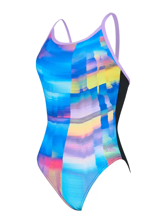 New, view full size image of Front view of Product detail - Quiver Sprintback One Piece Swimsuit QUIV