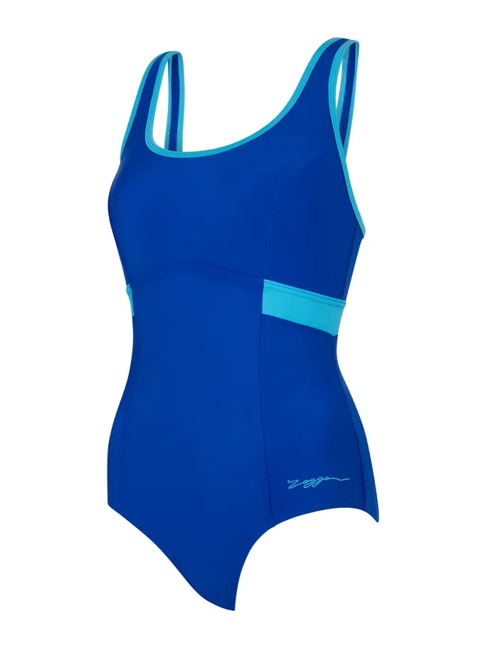 Sale, view full size image of Front view of Product detail - Nautilus Dakota Crossback Swimsuit NAUT