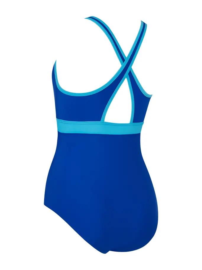 Sale, view full size image of Front view of Product detail - Nautilus Dakota Crossback Swimsuit NAUT
