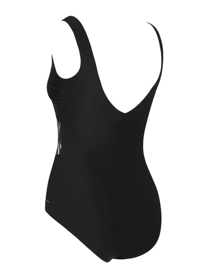 New, view full size image of Front view of Product detail - Safari Front Crossover V Back Swimsuit SAFA