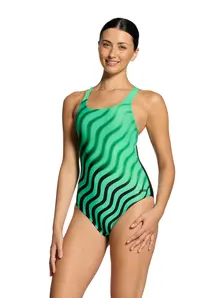 Display front view 4 of Product detail - Black Disco Speedback Swimsuit BKDI