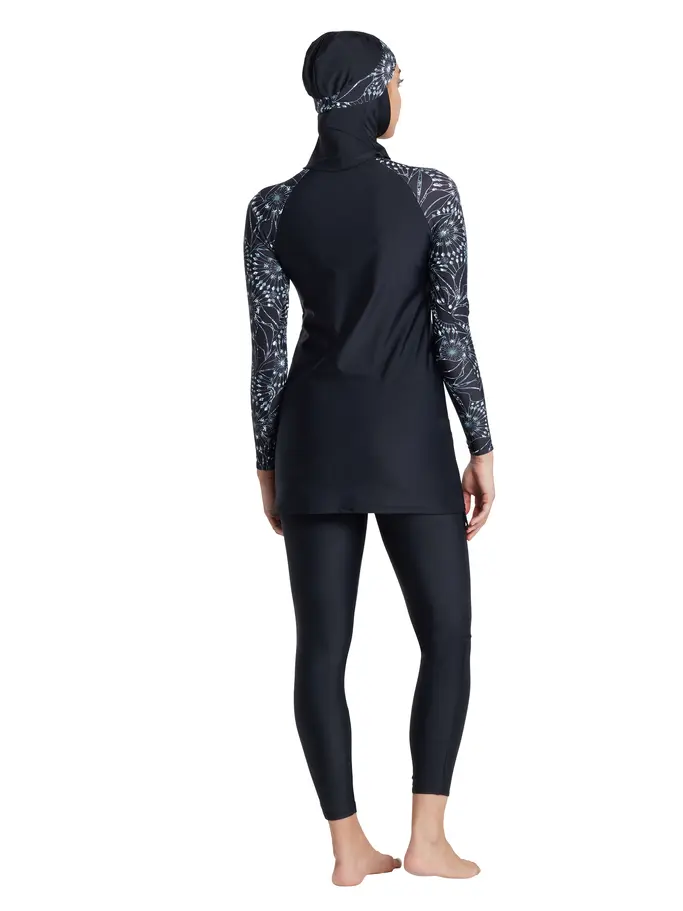 Sale, view full size image of Front view of Product detail - Stellar 3 Piece Modesty Suit Band Cut Swimwear STL