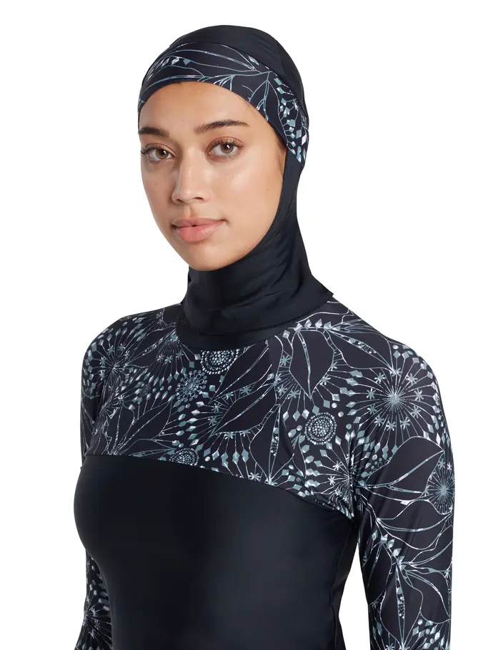 Sale, view full size image of Front view of Product detail - Stellar 3 Piece Modesty Suit Band Cut Swimwear STL