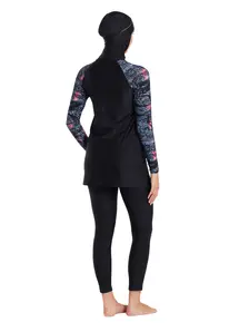 Display front view 2 of Product detail - Dusk 3 Piece Modesty Suit DUSK