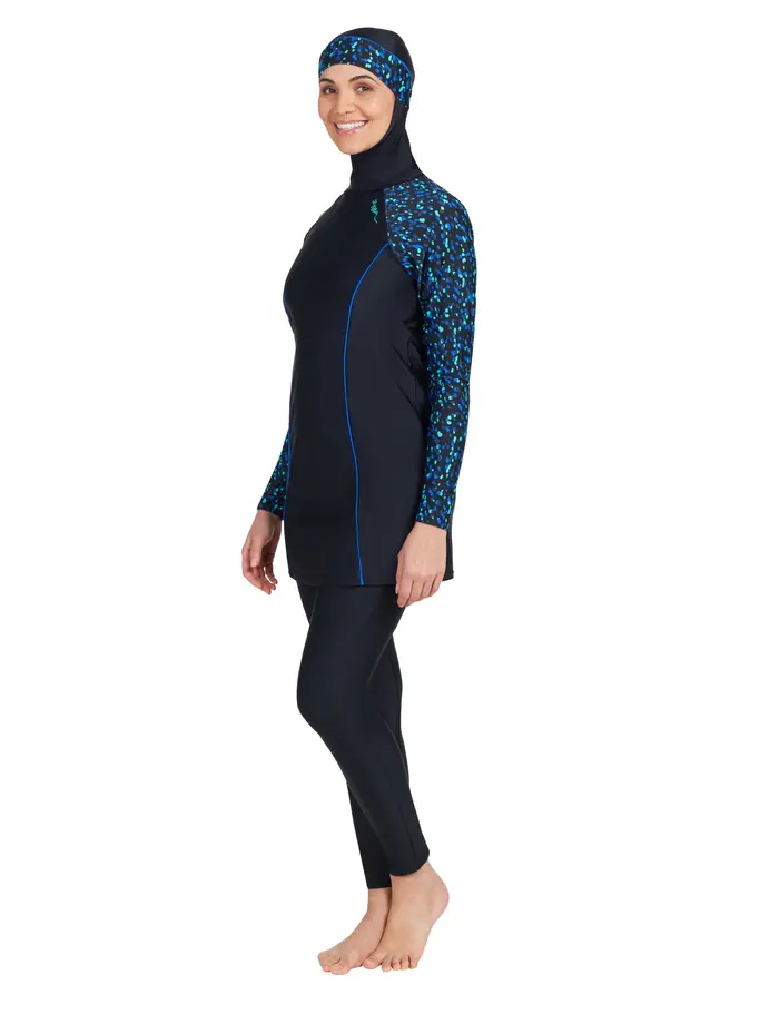 Sale, view full size image of Front view of Product detail - Jewel 3 Piece Modesty Suit JEWE