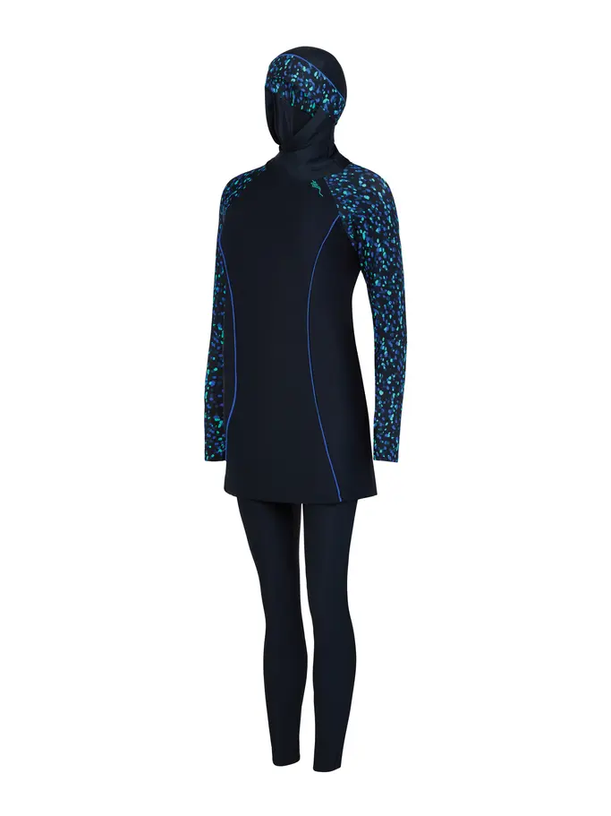 Sale, view full size image of Front view of Product detail - Jewel 3 Piece Modesty Suit JEWE