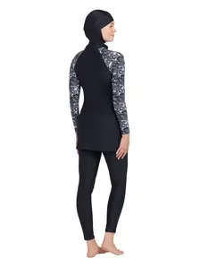 Display front view 2 of Product detail - Metro 3 Piece Modesty Full Body Cover Swimsuit METR