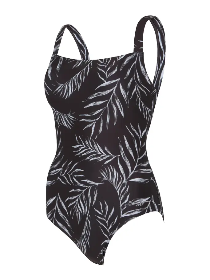New, view full size image of Front view of Product detail - Safari Leaf Adjustable Classic Back Swimsuit SAFA