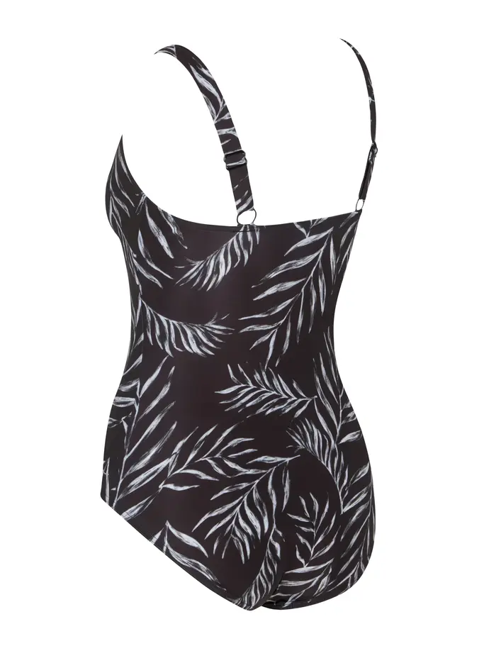New, view full size image of Front view of Product detail - Safari Leaf Adjustable Classic Back Swimsuit SAFA
