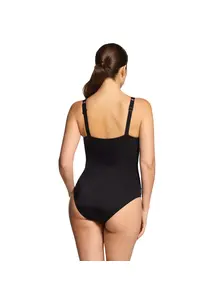 Display front view 2 of Product detail - Safari Leaf Wrap Panel Classicback Swimsuit SAFA
