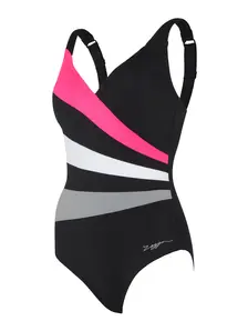 Display front view 5 of Product detail - Safari Leaf Wrap Panel Classicback Swimsuit SAFA