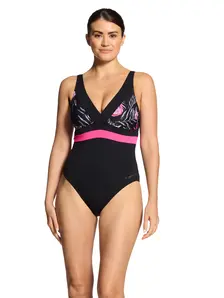 Display front view 1 of Product detail - Safari Leaf Square Back Swimsuit SAFA
