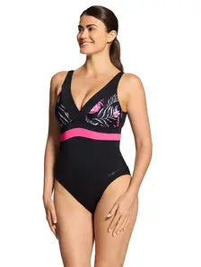 Display front view 4 of Product detail - Safari Leaf Square Back Swimsuit SAFA