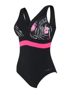 Display front view 5 of Product detail - Safari Leaf Square Back Swimsuit SAFA