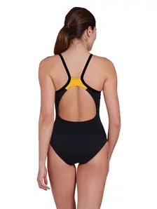Display front view 2 of Product detail - Pipeline Orange Strikeback Swimsuit PIOR