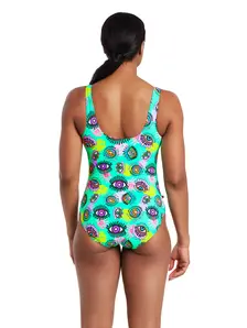 Display front view 2 of Product detail - Look Inside Silver Lined Scoopback Swimsuit LIGN
