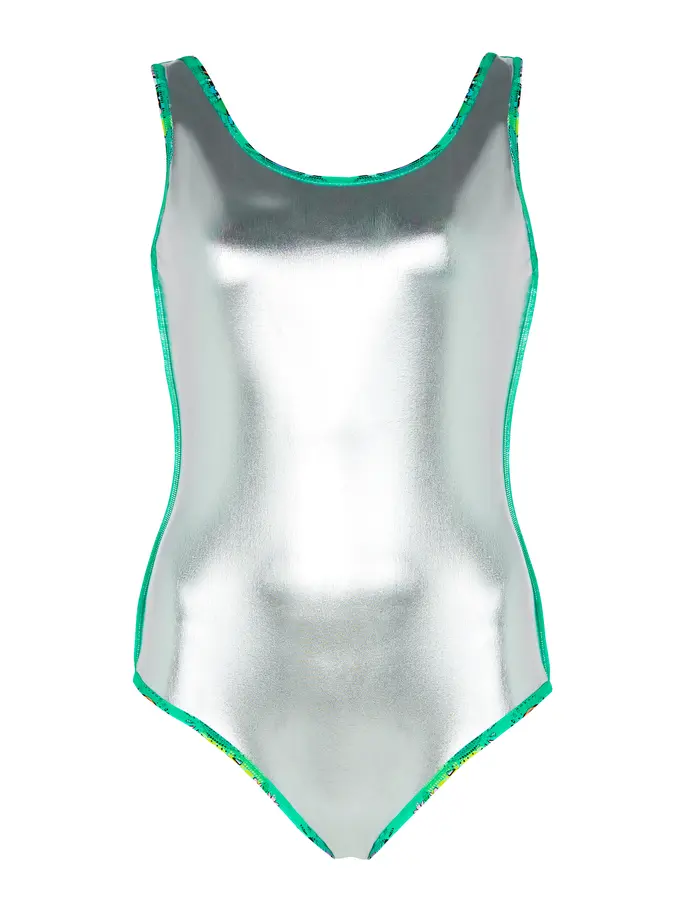 , Ver imagen de tamaño completo de Vista frontal de Product detail - Look Inside Silver Lined Scoopback Swimsuit LIGN