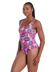 Display front view 4 of Product detail - Look Inside Silver Lined Scoopback Swimsuit LIMG