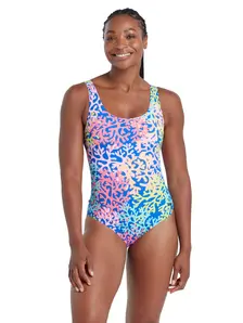 Display front view 1 of Product detail - Sea Change Silver Lined Scoopback Swimsuit SECH