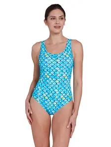 Display front view 3 of Product detail - Sirene Silver Lined Scoopback Swimsuit SRNE