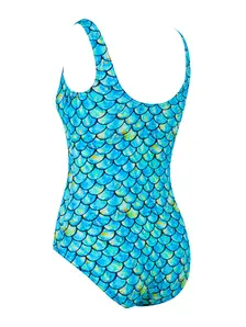 Display front view 7 of Product detail - Sirene Silver Lined Scoopback Swimsuit SRNE