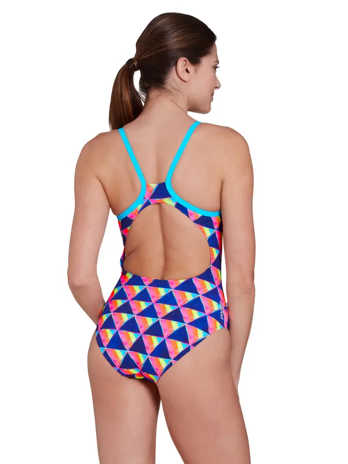 Sale, view full size image of Front view of Product detail - Divine Strikeback Swimsuit DIVI
