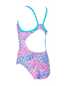 Display front view 6 of Product detail - Sirene Sparkle Silver Lined Strikeback Swimsuit SISP